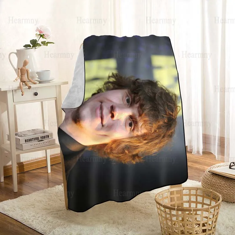 Custom Evan Peters Blanket Personalized Blanket On For The Sofa/Bed/Car Portable 3D Blanket For Kid Home Textile Fabric 0508