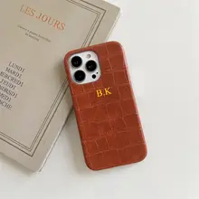 Custom Leather Name Case for iPhone #3