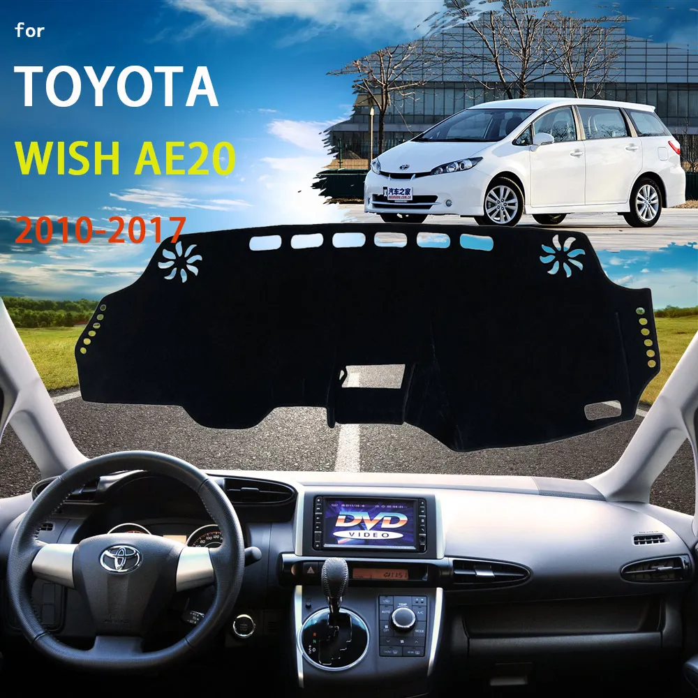 

Car Dashboard Cover Dash Mat for Toyota Wish AE20 2010~2017 Pad Sunshade Cushion Sunshield Nonslip Anti-UV Accessories 2011 2012