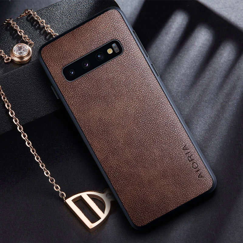 Case for Samsung galaxy S10 5G Plus S10E coque Retro business PU leather Skin covers for samsung galaxy S10 lite case funda capa