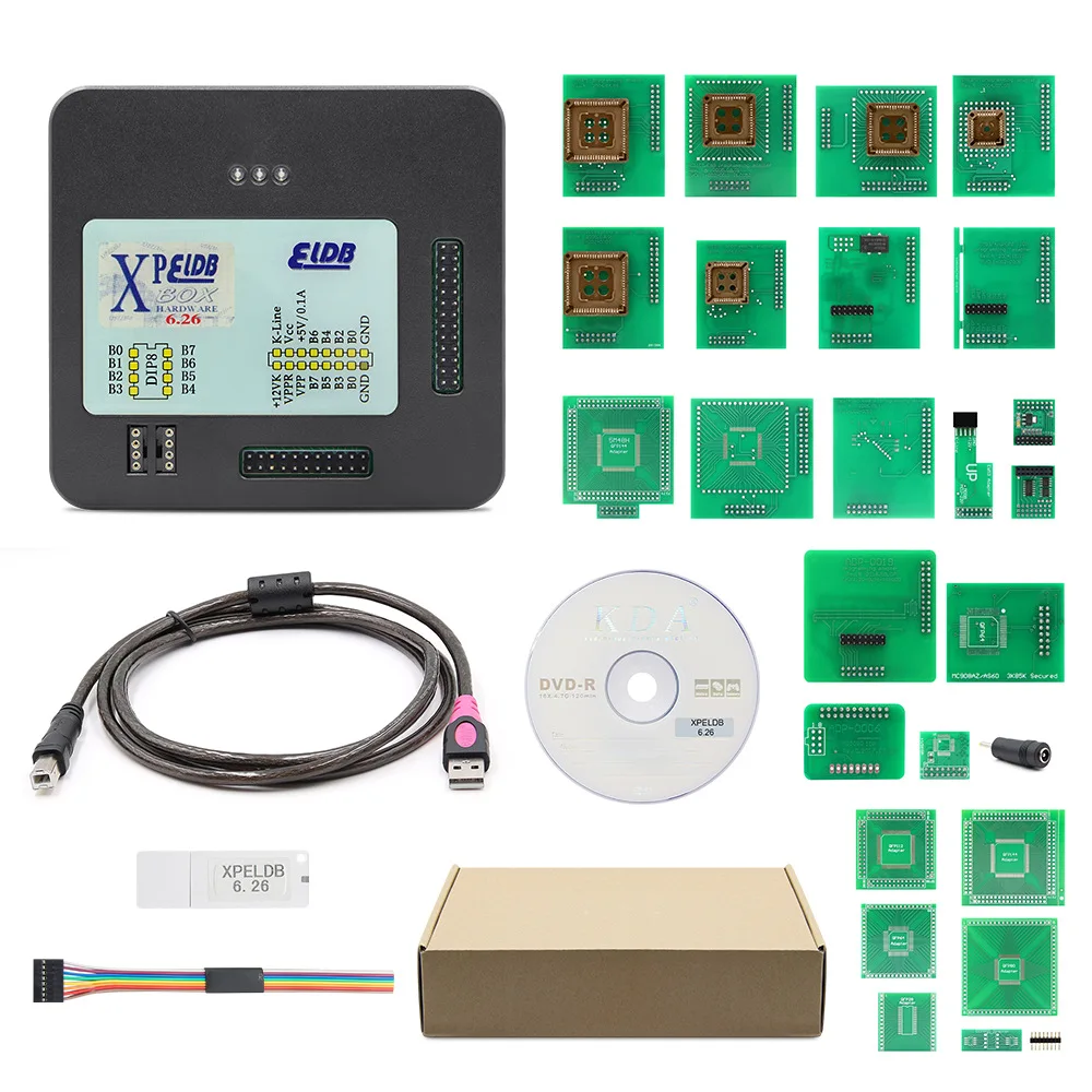 ECU Chip Tuning Tool Xprog V6.26 XPROG BOX 6.26 ECU Flasher With USB Dongle ECU Remaping Tool