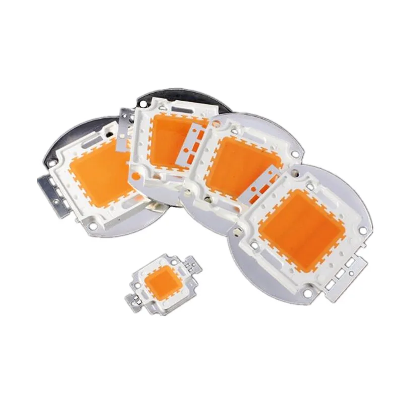 

LED cob full sepctrum 10W/20W/30W/50W/100W plant grow chip High Power bead Lamp Module floodlight 400-840nm 5pcs