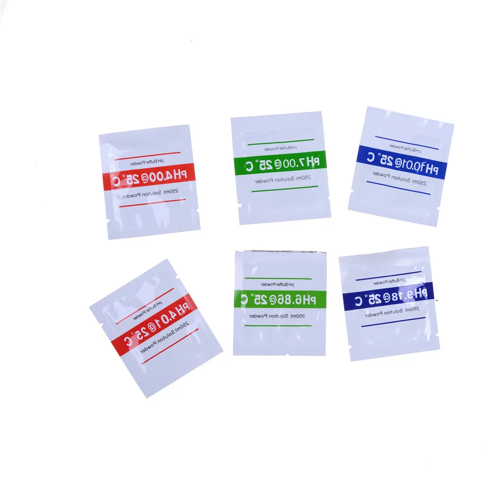 3 Bags Buffer Solution Powder for PH Test Meter Measure Calibration 4.01 7.00 10.01