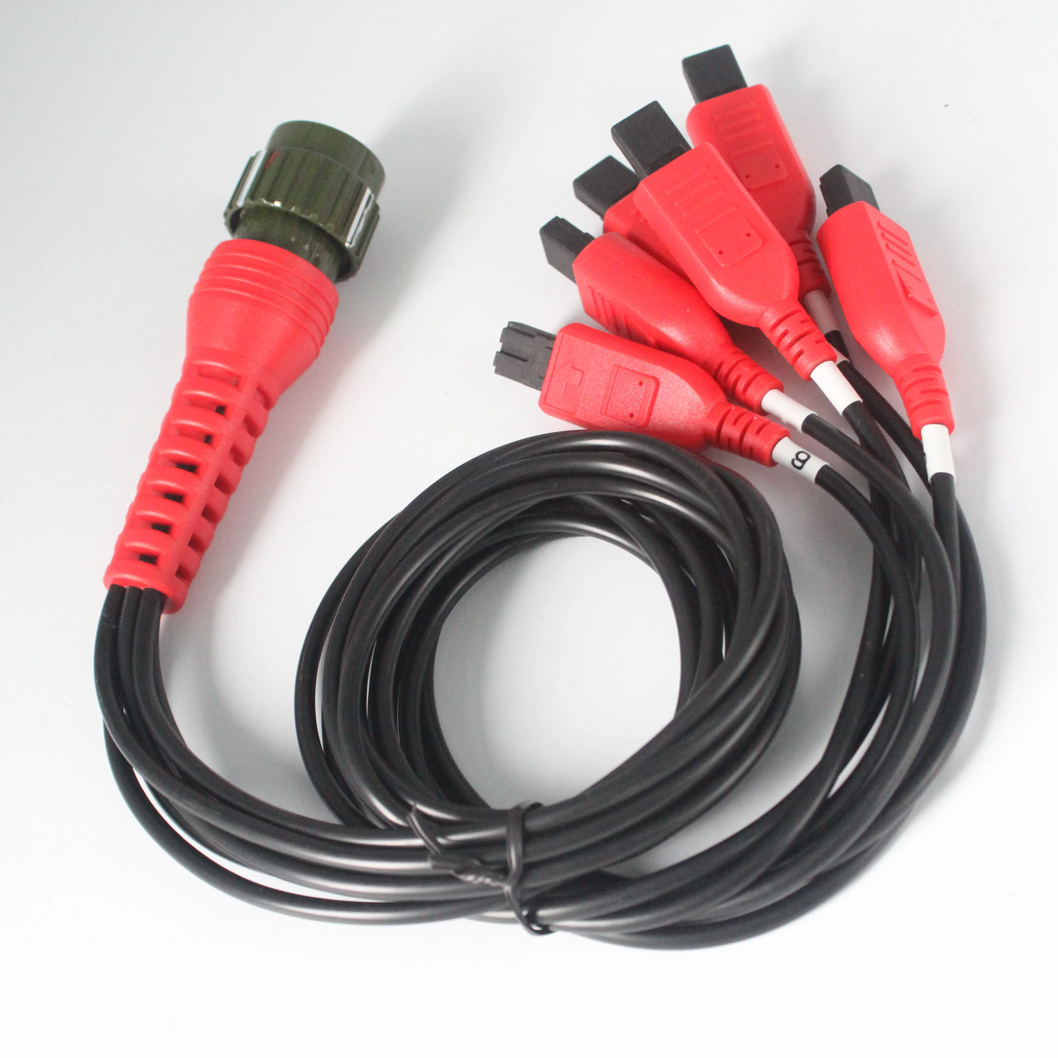 Car diagnostic tool Pulse Cable for INJ-8B Ultrasonic Fuel Injector Cleaning Machine 6PIN TO 14PIN  fuel injector cable