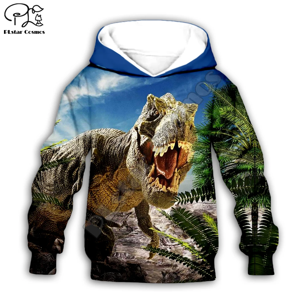 

Child Kid baby girl clothing boy son cartoon Dinosaur Jurassic print 3D Hoodie Sweatshirt/jacket/tshirt toddler pullover pant K7