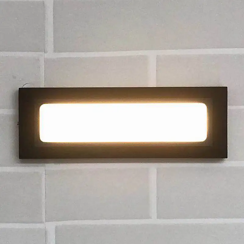 Imagem -02 - Superfície Montada Led Luz da Escada Passo Luz pé Luz de Parede à Prova Impermeável Água Interior e Exterior Jardim Corredor Passo Luz Ip65