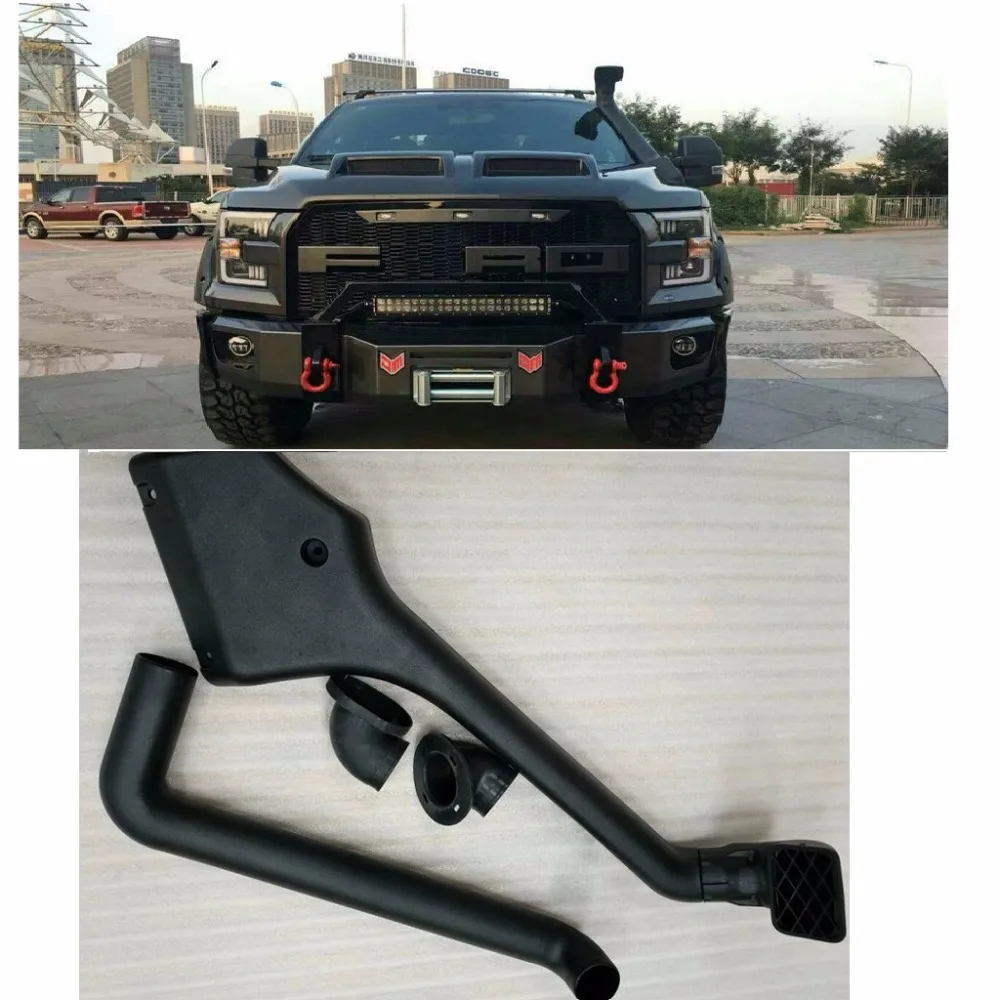 AUTO SNORKEL KIT Fit FOR FORD F-150 F150 Wildtrak Air Intake LLDPE Snorkel Kit Set 4X4 FIT  AIR PIPE MANIFOLD CAR PARTS 2015-18