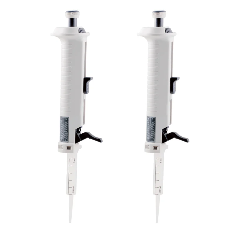 IKEME Adjustable Pipettes Lab Pipette  Dispenser Continuous Distributor Come With Tip 5ml StepMate Stepper Pipette