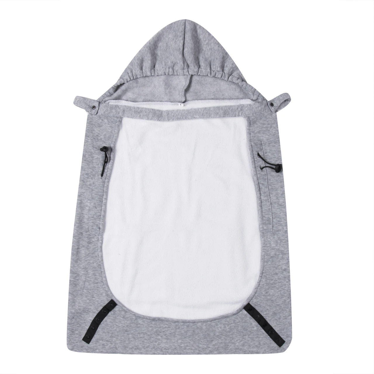 Focosorn – sac à dos pour bébé gris, écharpe, porte-bébé, gris, coupe-vent, fonctionnel, hiver