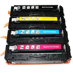 Compatible 4 Color HP 207a 206a 206x Toner Cartridge For M283fdw/183fw/M255dw/282nw/M155/M182nw/w2110a/w2310A Printer, NOT CHIP