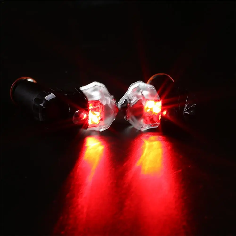 1 Pair Bicycle Handlebar Turn Signal USB Charg Bike Cycling Turn Signal LED Handlebar Bar End Plugs Safety Indicator Lights