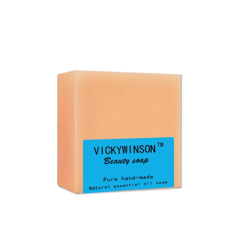 VICKYWINSON Improve red blood essential oil handmade soap 100g Improve dilation of facial microvessels detoxify sensitive rednes