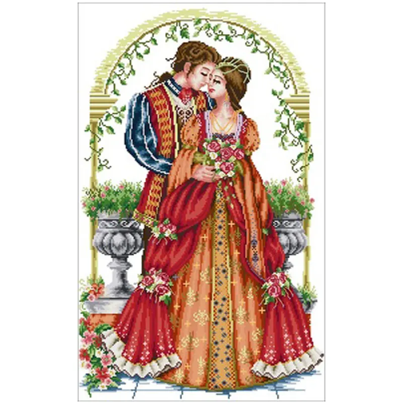 Immortal love patterns Counted Cross Stitch 11CT 14CT 18CT DIYChinese Cross Stitch Kits Embroidery Needlework Sets