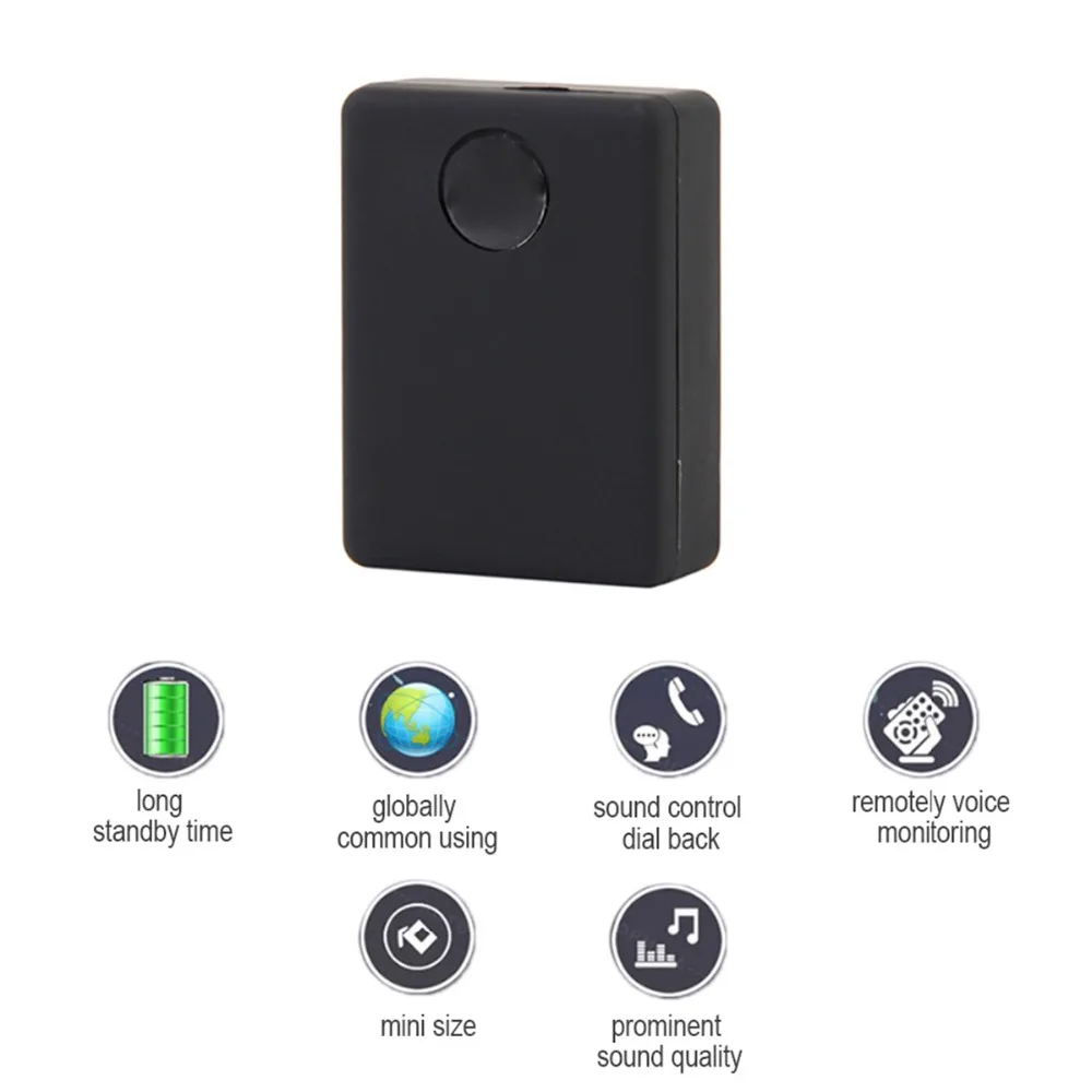 Mini N9 GSM GPS Tracker Listening Device In Acoustic Alarm Mini GSM Spy Device Voice Surveillance System Quad Band 12-15 Days