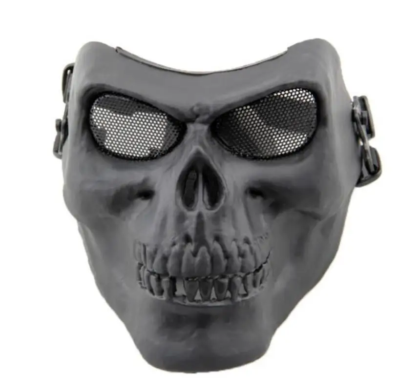 Airsoft Paintball Mask Skull Skeleton Masks Metal Mesh Eye Shield Costume for Outdoor CS Army Games