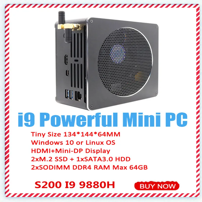 Mini PC Core i9 10880H -AliExpress