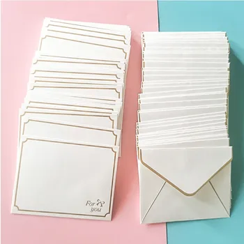 10 pçs vintage branco bronzeamento em branco pérola envelopes de papel festa de casamento convite envelope cartões presente 100mm x 80mm