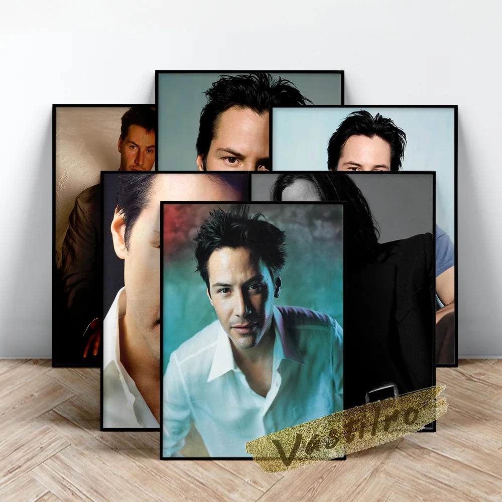 

Keanu Reeves Actor Poster, Handsome Man Canvas Painting, Movie Star Wall Art, Nordic Reeves Wall Decor, Keanu Fans Collection