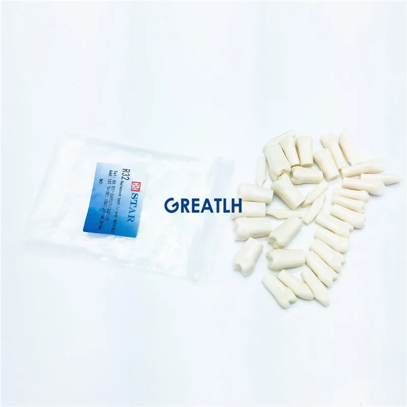 28pcs/32pcs Dental Practise Teeth Dentist Practise Artificial Teeth for Implant Mandible