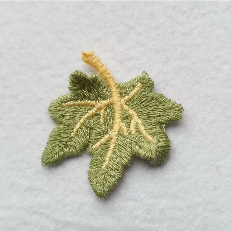 30 Stück/Set, 5 x 4 cm, bestickte Blatt-Applikationen zum Aufnähen, für DIY-Kleidung, Hüte, Nähzubehör, Haarspangen, Stoffdekoration, Aufnäher. – Detail 7
