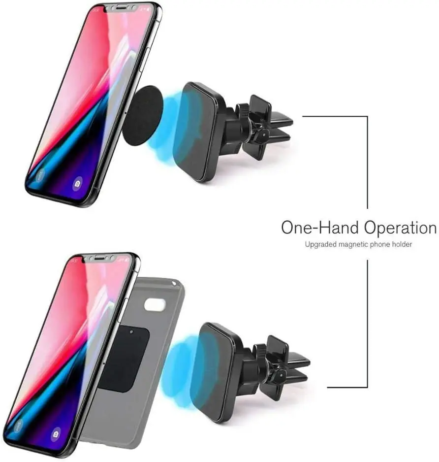 XMXCZKJ Magnetic Car Phone Holder Air Vent Magnet Mount GPS Smartphone Mobile Stand Support For iPhone 13 Xiaomi Huawei Samsung