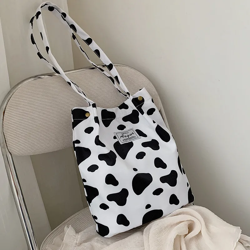 JYSHINELarge Capacity Nylon Cloth Bag Female 2021 New Trendy Fashion Student Portable Bucket Bag Simple One-shoulder Armpit Bag