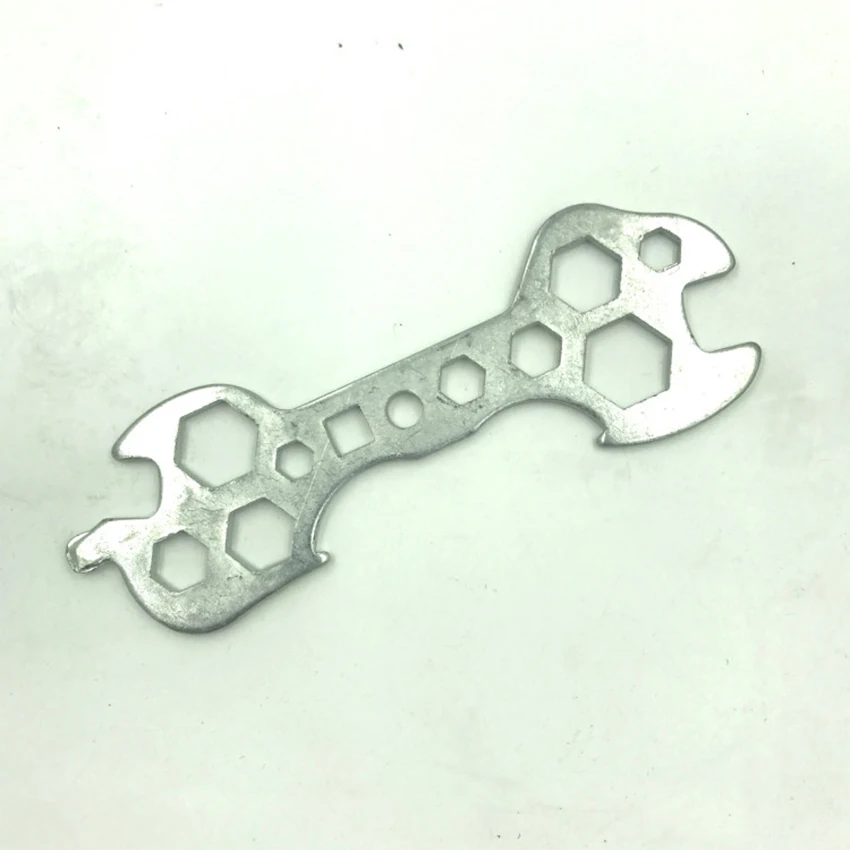 Bicycle Mountain Bike Hex Wrench Multi Functions Steel Porous Hexagon Spanner 8, 9, 10, 12, 14, 15, 16, 17 mm, Hand Repair Tool