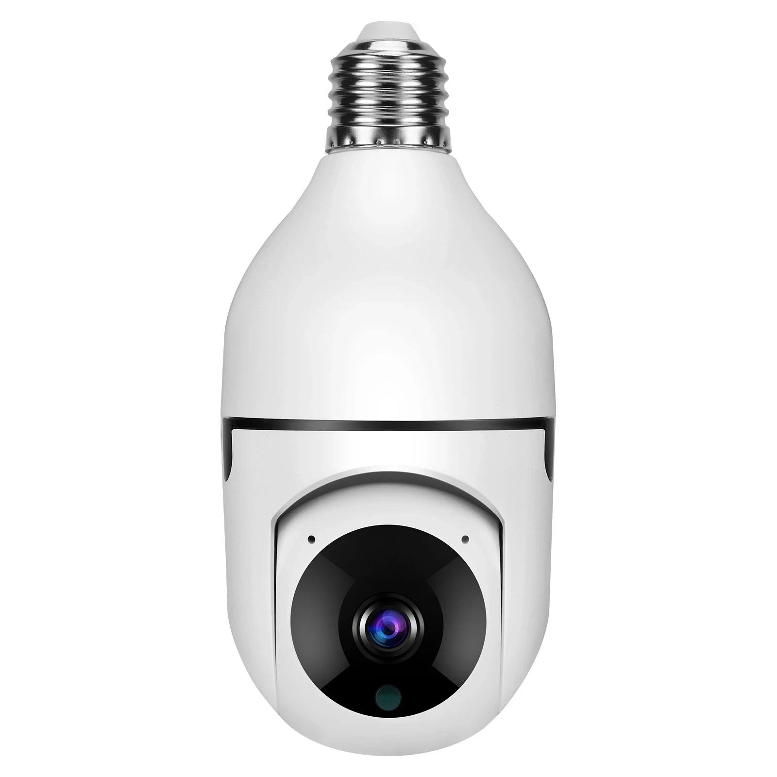 Mini V380 1080P Pan Tilt Wireless Light Bulb Security Camera Two Way Talk Motion Detection Baby Monitor Surveillance Camera