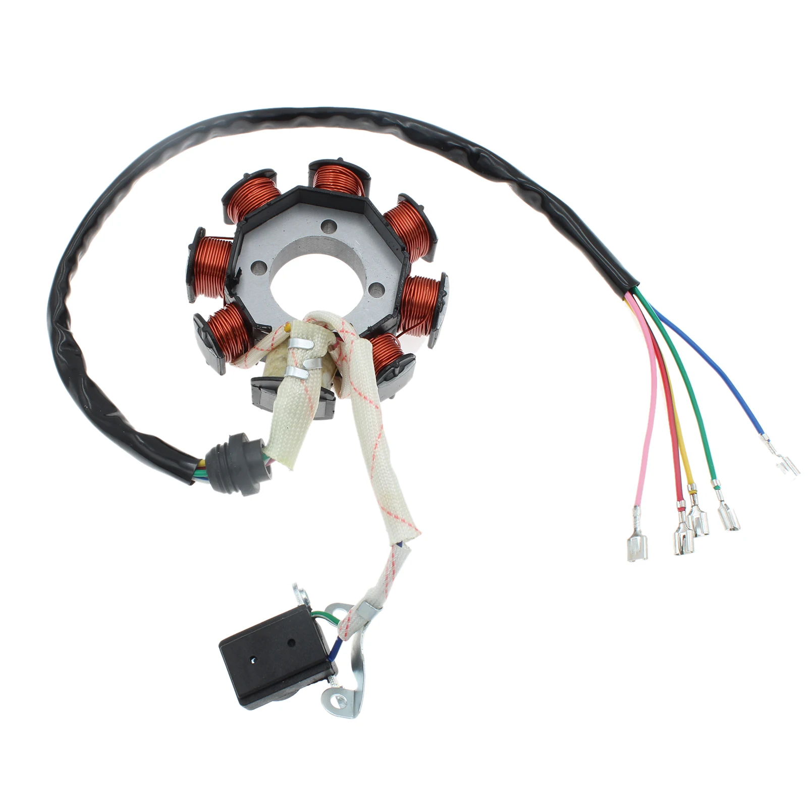 8 Pole  Coil AC Ignition  Magneto Stator Fit For CG 125cc 150cc 250CC Quad ATV  Go Kart Scooter  Dirt Bike