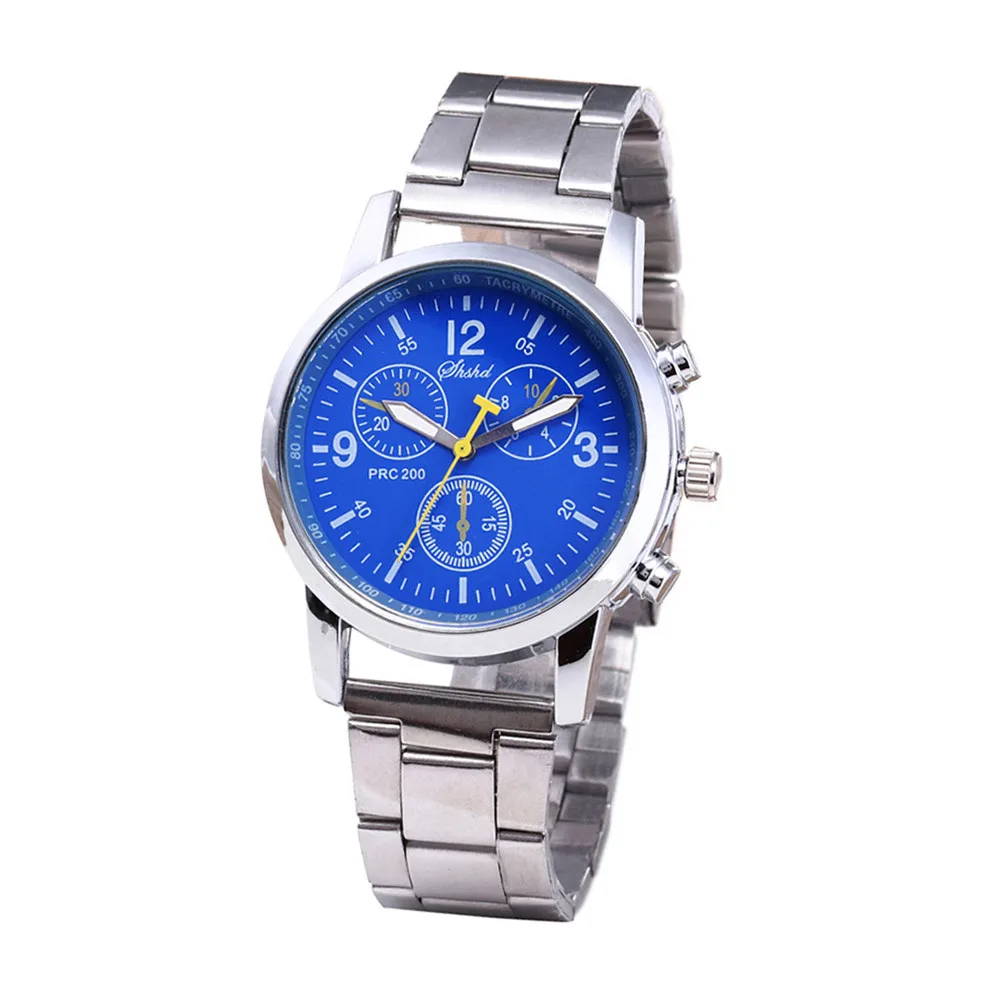 2021 Hot Casual Quartz Wrist Watch Male Fashion Round Dial Casual Men’s Watch Temperament Steel Band Clock Relógio Masculino