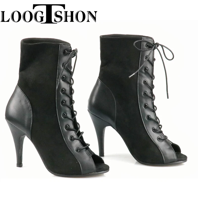 Zapatos de tacón para mujer, aletas de aiguiles para bailar salsa y tango, sexy
