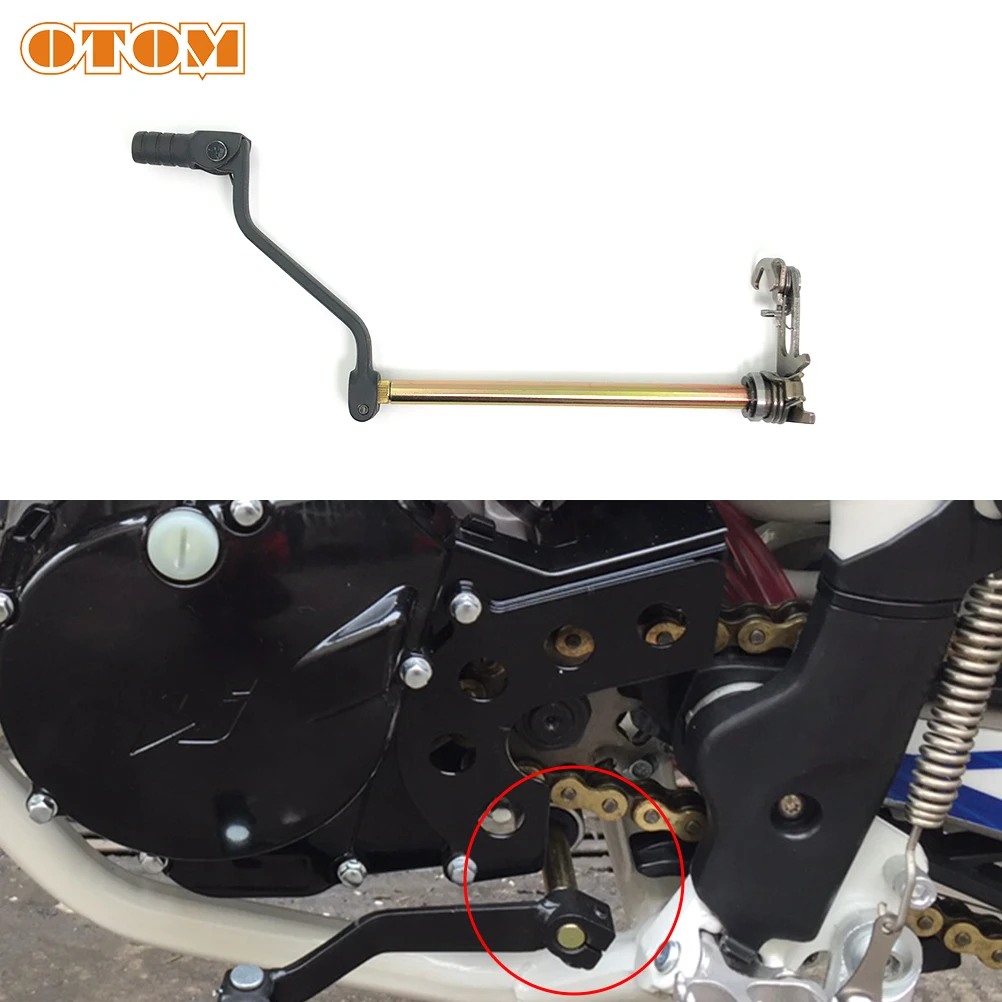 

OTOM Motocross Engine Shift Shaft Start Gear Lever Assy For YAMAHA DT230 MT250 HENGJIAN HJ250H Accessories Gearshift Case Parts