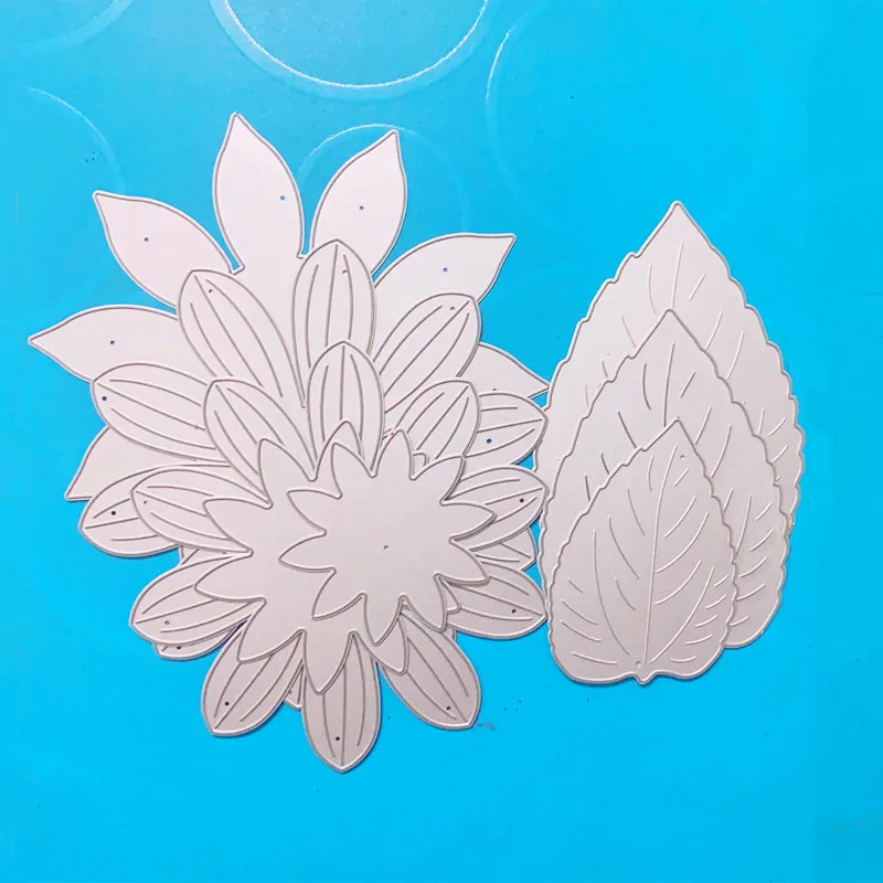 YINISE SCRAPBOOK Metal Cutting Dies For Scrapbooking Stencils BIG FLOWERS DIY PAPER Album Cards CRAFT Making Embossing Die CUT