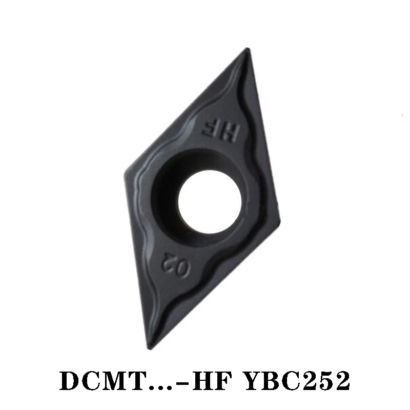 ZC DCMT DCMT070202-HF DCMT11T302-HF DCMT11T304-HF 100% Original High Quality Carbide Insert Lathe Cutter Turning Tool 10PCS