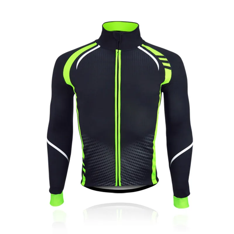 Ultraviolet-Proof Mountain Bike Jersey Customized Tight Fitting Breathable Men's Long  Sleeve Cycling Jersey Bicycle With Pocket