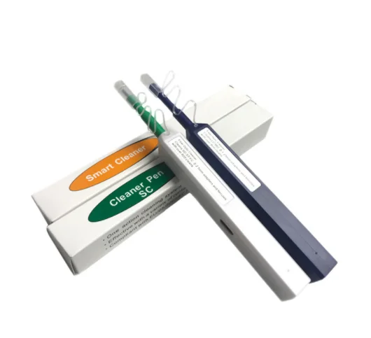 

2 Pieces/Lot LC/SC/FC/ST One-Click Cleaner Tool 1.25mm and 2.5mm Fiber Optic Cleaning Pen 800 Cleans Fiber Optic Cleaner