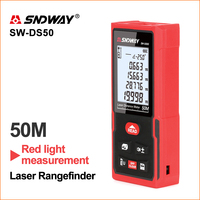 SNDWAY Laser Distance Rangefinder Hunting Rangefinder Digital Range finder Laser Tape Distance Ruler Sensor 50m Distance Meter