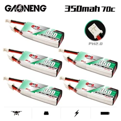 1-10PCS Gaoneng GNB 350mah HV Lipo Battery 2S 7.6V 70C/140C PH2.0 Plug for Emax Tinyhawk S Four axis Indoor FPV Drones