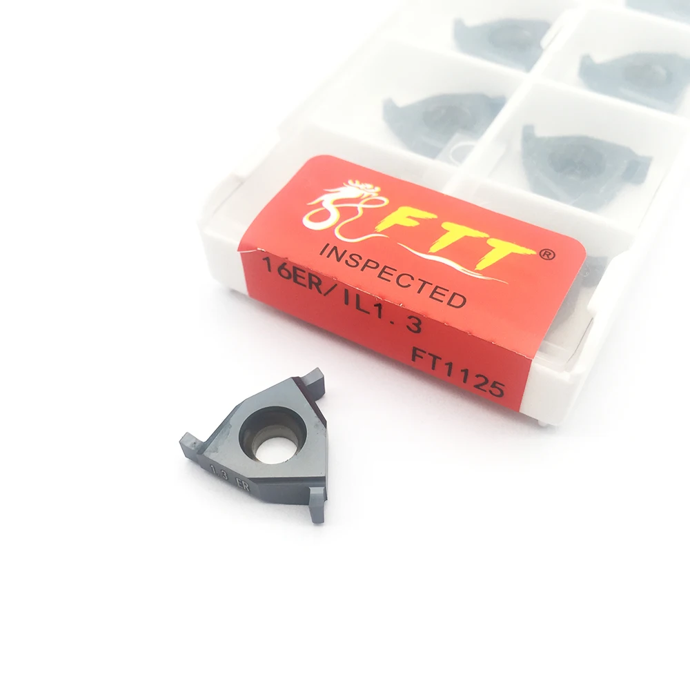 16er/il 1.3 ft1125 10 pces cnc raso entalhe circlip groove carboneto inserir processamento de aço inoxidável e aço