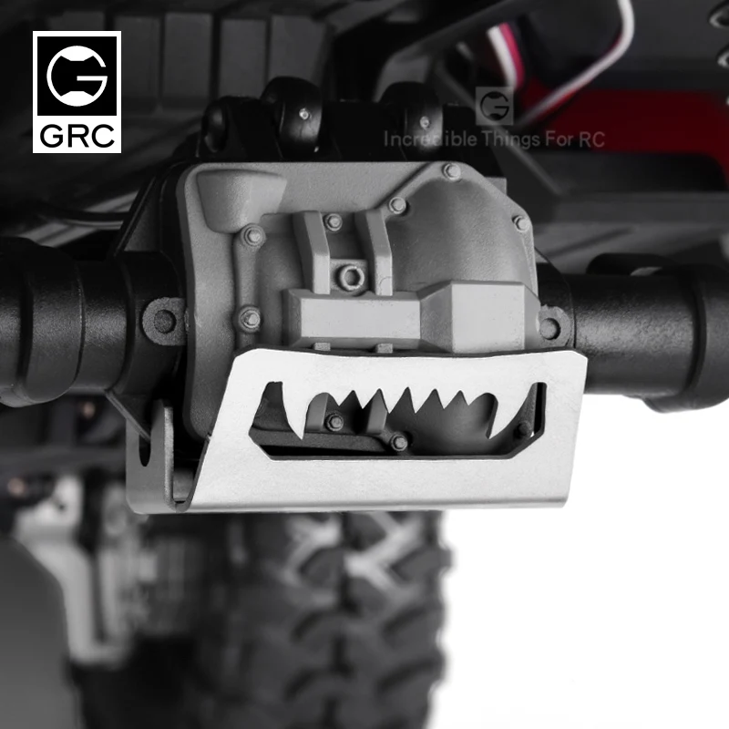 Grc As Bescherming Roestvrij Stalen Plaat/Armor Voor 1/10 Traxxas TRX-4 As Upgrade Deel Accessoires # GAX0106B GAX0106C