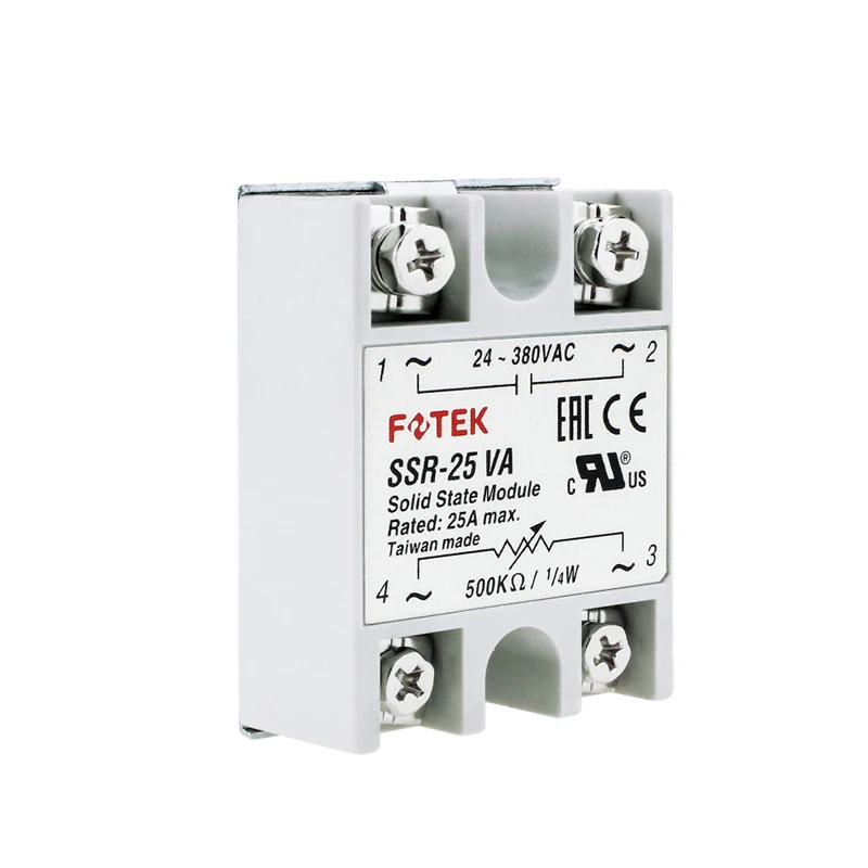 

Original authentic FOTEK solid state relay SSR-25VA 25A solid state voltage regulator SSR-40VA SSR-10VA SSR-75VA SSR-50VA