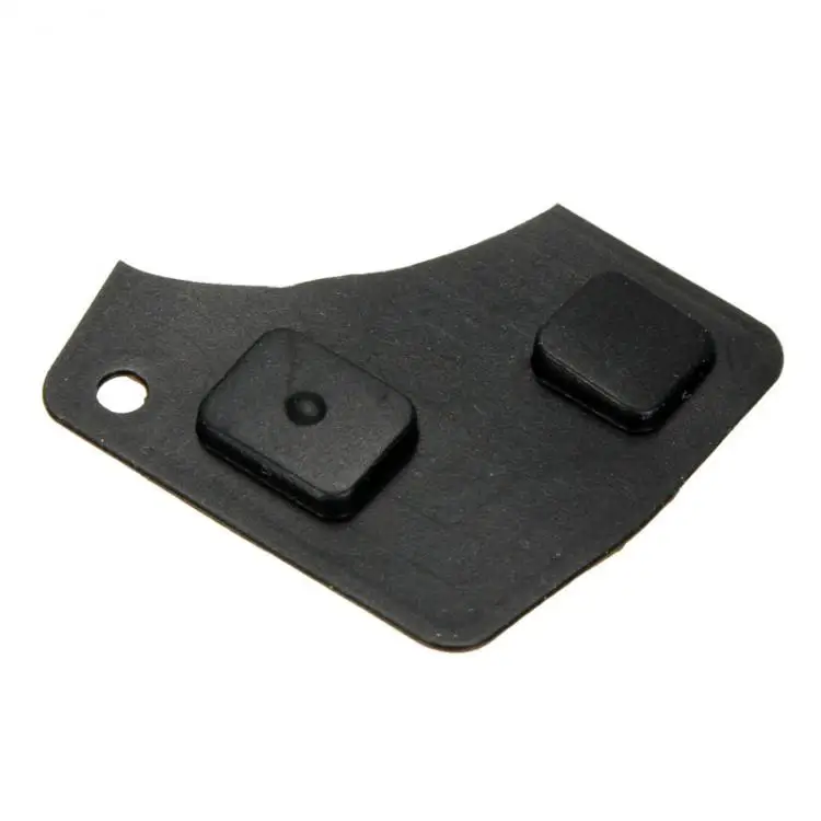 Black 2 Button Car Auto Key Leather Remote Key Accesso Fob Repair Kit Switch Rubber Pad G07 fit for Toyota Cars Vehicle
