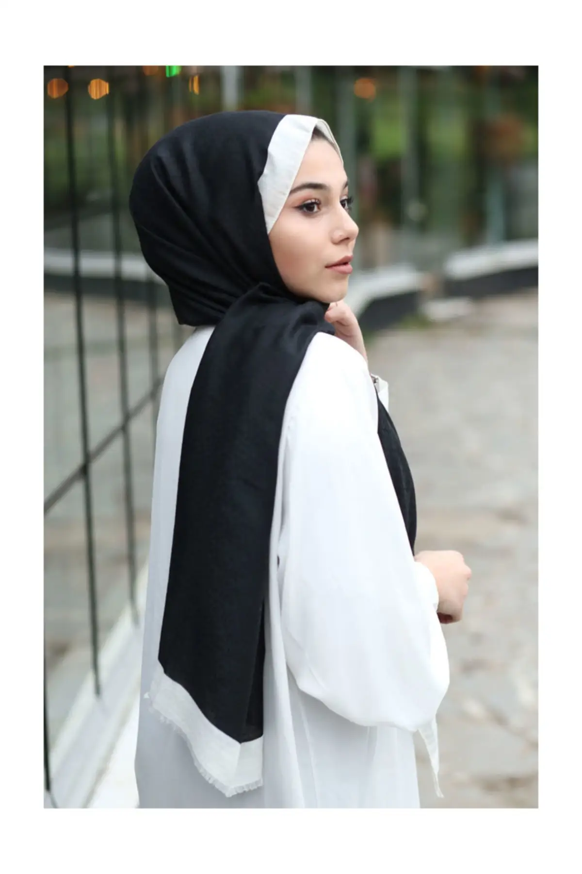 Monogram Shawl Mg08 Black
