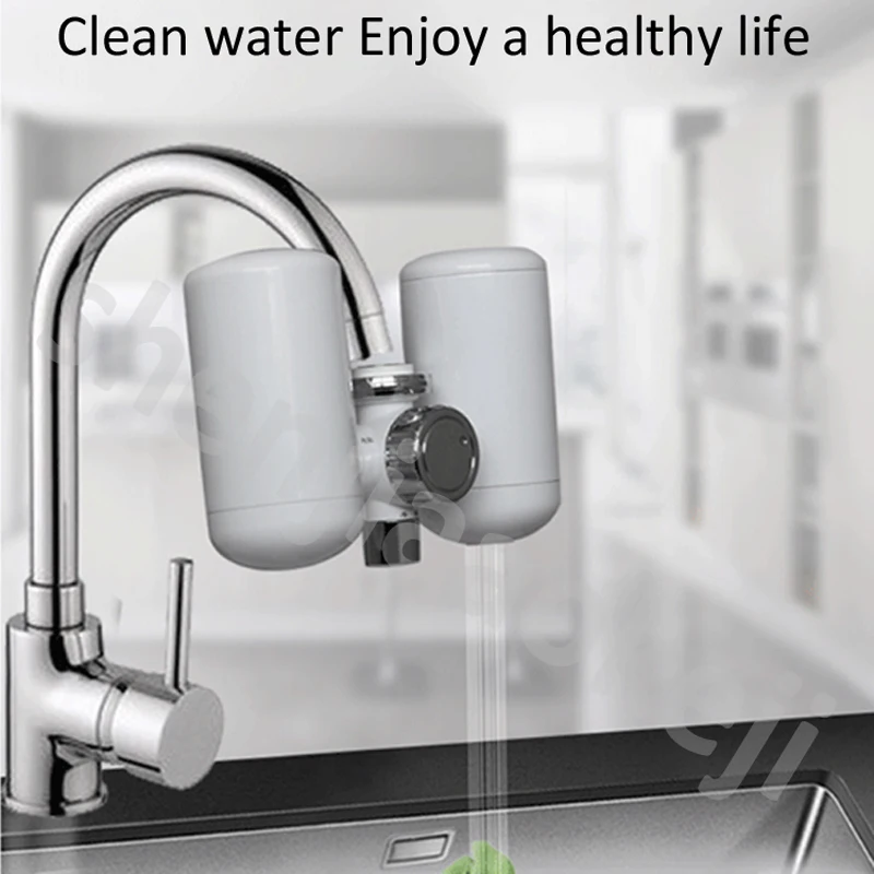 Istantanea di acqua calda elettrico di Installazione rubinetto Acqua di rubinetto tipo di separazione Idroelettrica Velocità Rubinetto Dell'acqua Calda con visualizzazione della temperatura