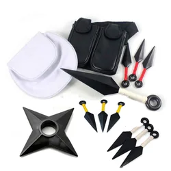 Anime Cosplay Props Collections Plastic Kunai Shuriken Ninja Figure Weapons Bags for Halloween Toys Gift