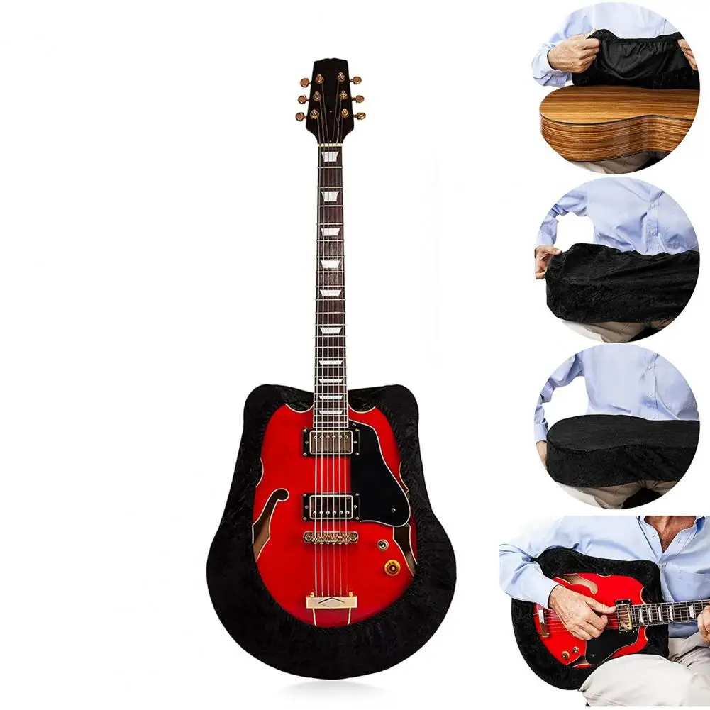 Black Velvet Guitar Cover Dust Cover Guitar Show Bag Guitar Case Suitable For All Kinds Of Guitar Acoustics, Classical