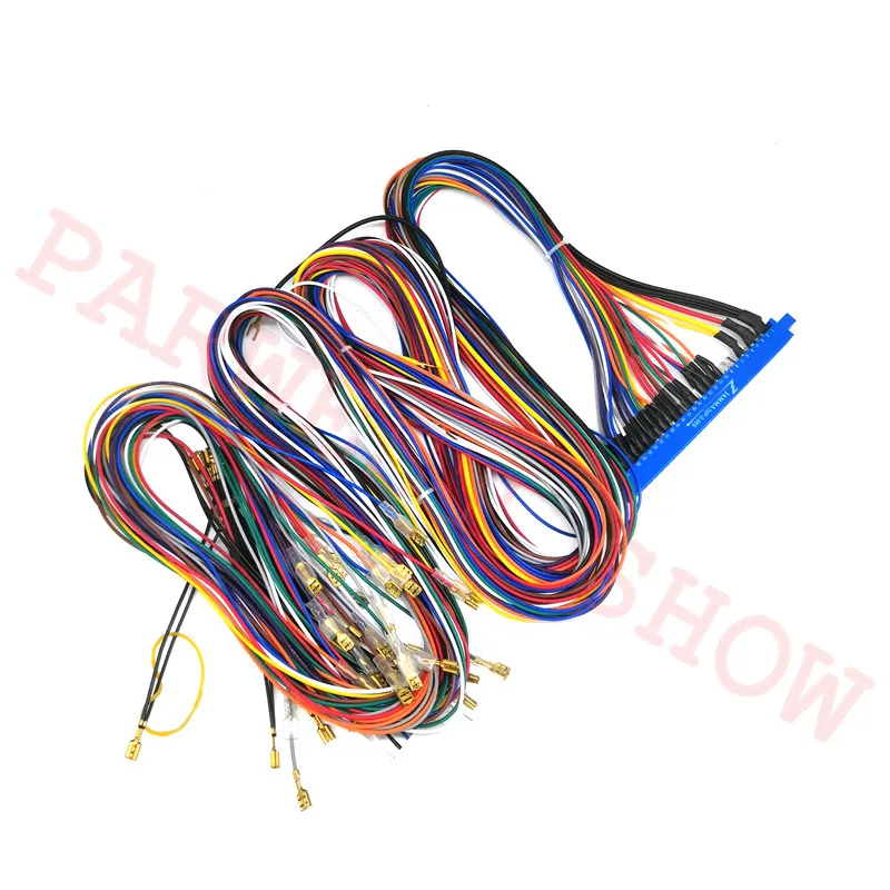 

1 шт. жгут Jamma с 5 6 кнопок управления, 28 контактов дроссов Jamma для аркадной печатной платы, шкаф для аркадного игрового автомата 60 в 1