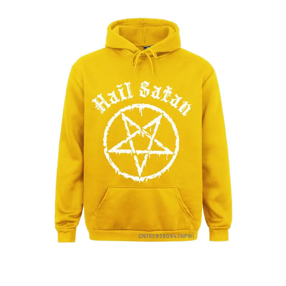 Hail Satan Hoodie Pentagram Rock Goth Unholy Satanic Punk Emo Alternative Gift Top Fashion Streetwear Pullover Homme