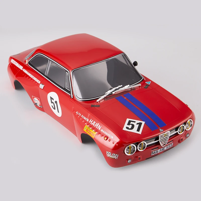 Killerbody RC 1/10 Touring Car 48251 Alfa Romeo 2000 GTAm telaio per PC finito con interasse da 257mm