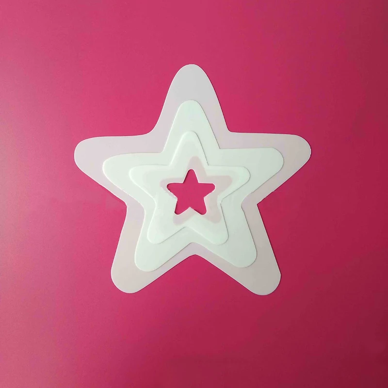 Pentagram Shape Cake Mould Chocolate Cookie Pastry Dessert Molds Cake Decoration Tools Eco-friendly PET Baking Accessory